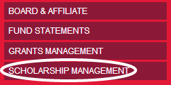 Scholarship Management Button